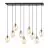 Emibig Pendant Astral Steel Black | Suitable for 9x E14 - Max 10W